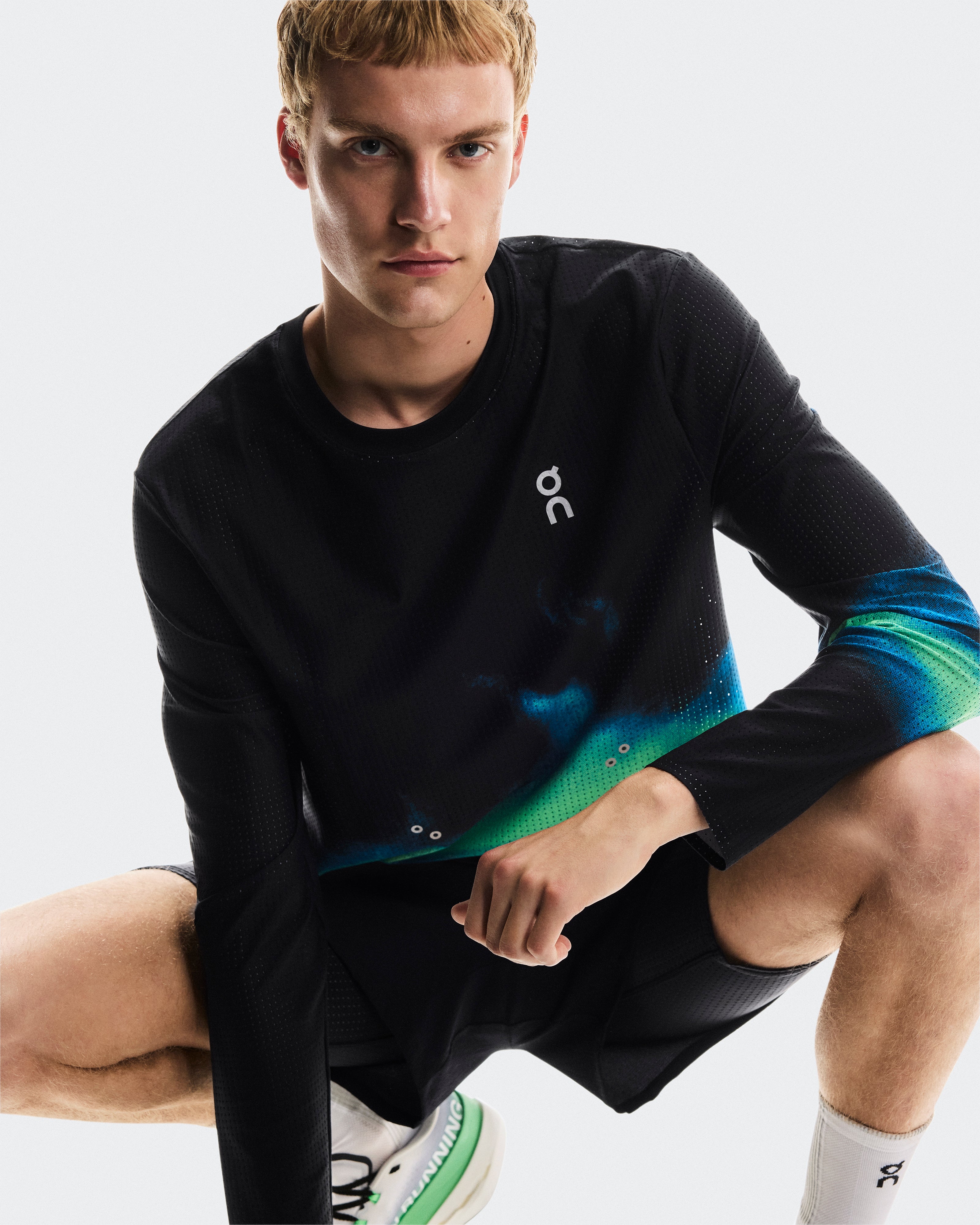 On Pace Mesh Long-T Black | Horizon