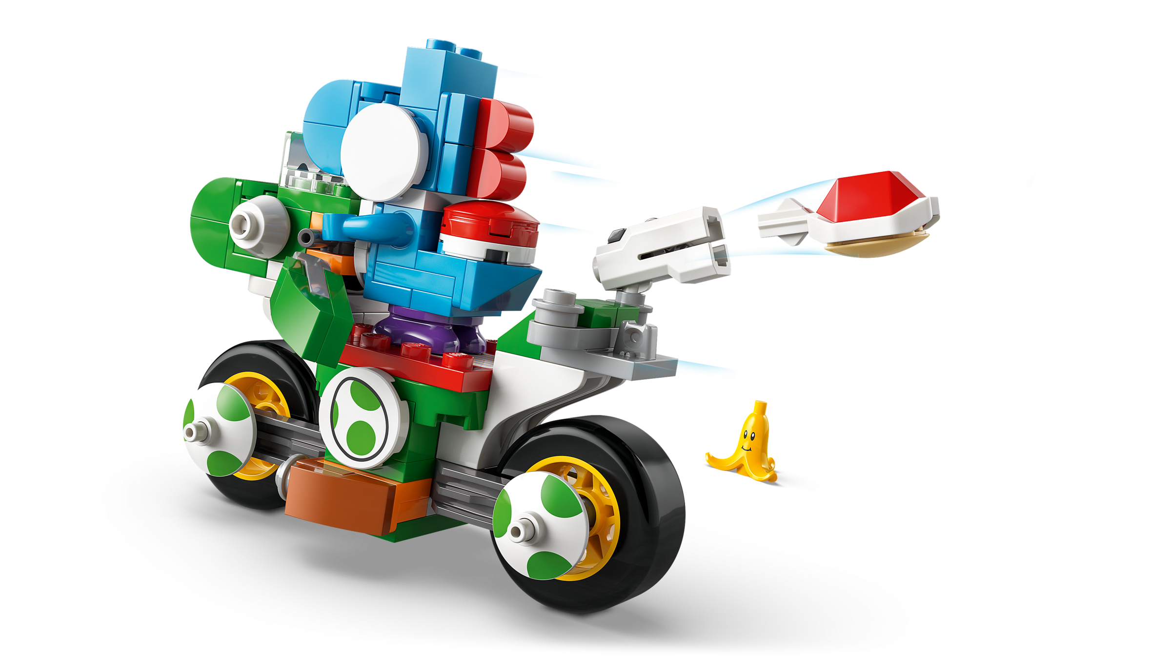 Lego Mario Kart  Yoshi Bike