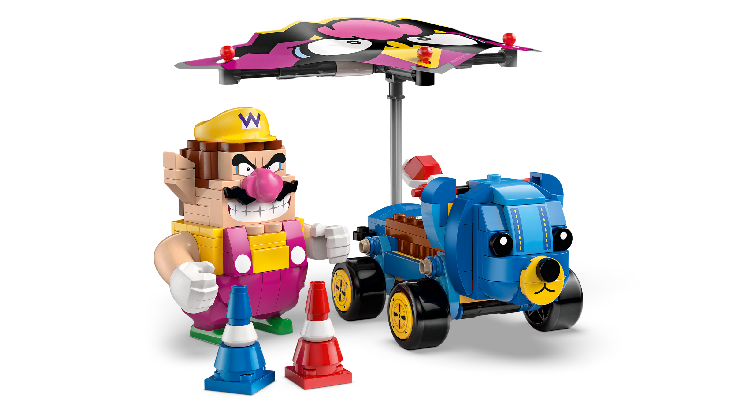 Lego Mario Kart  Wario  King Boo