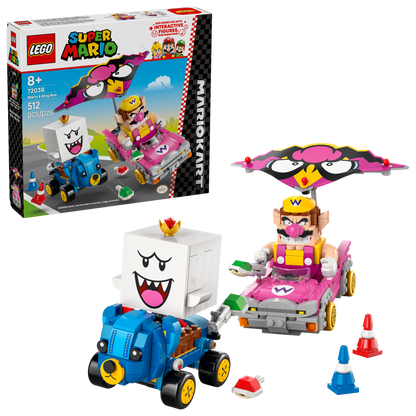Lego Mario Kart  Wario  King Boo