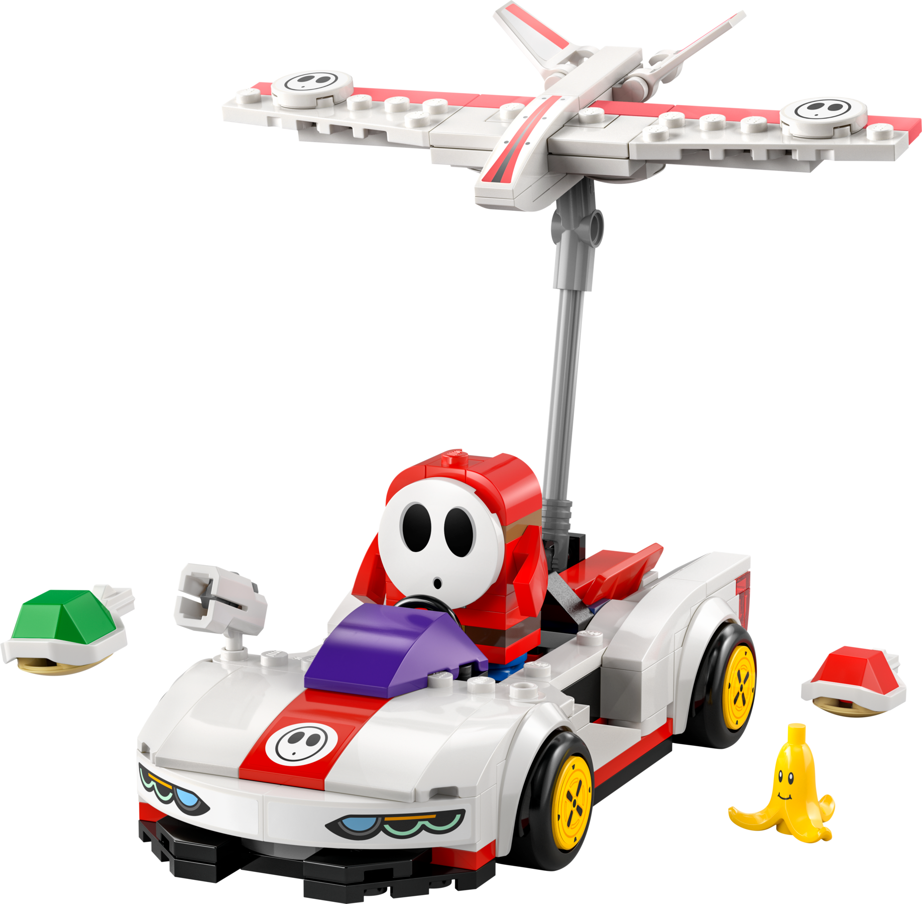 Lego Mario Kart  Shy Guy  PWing