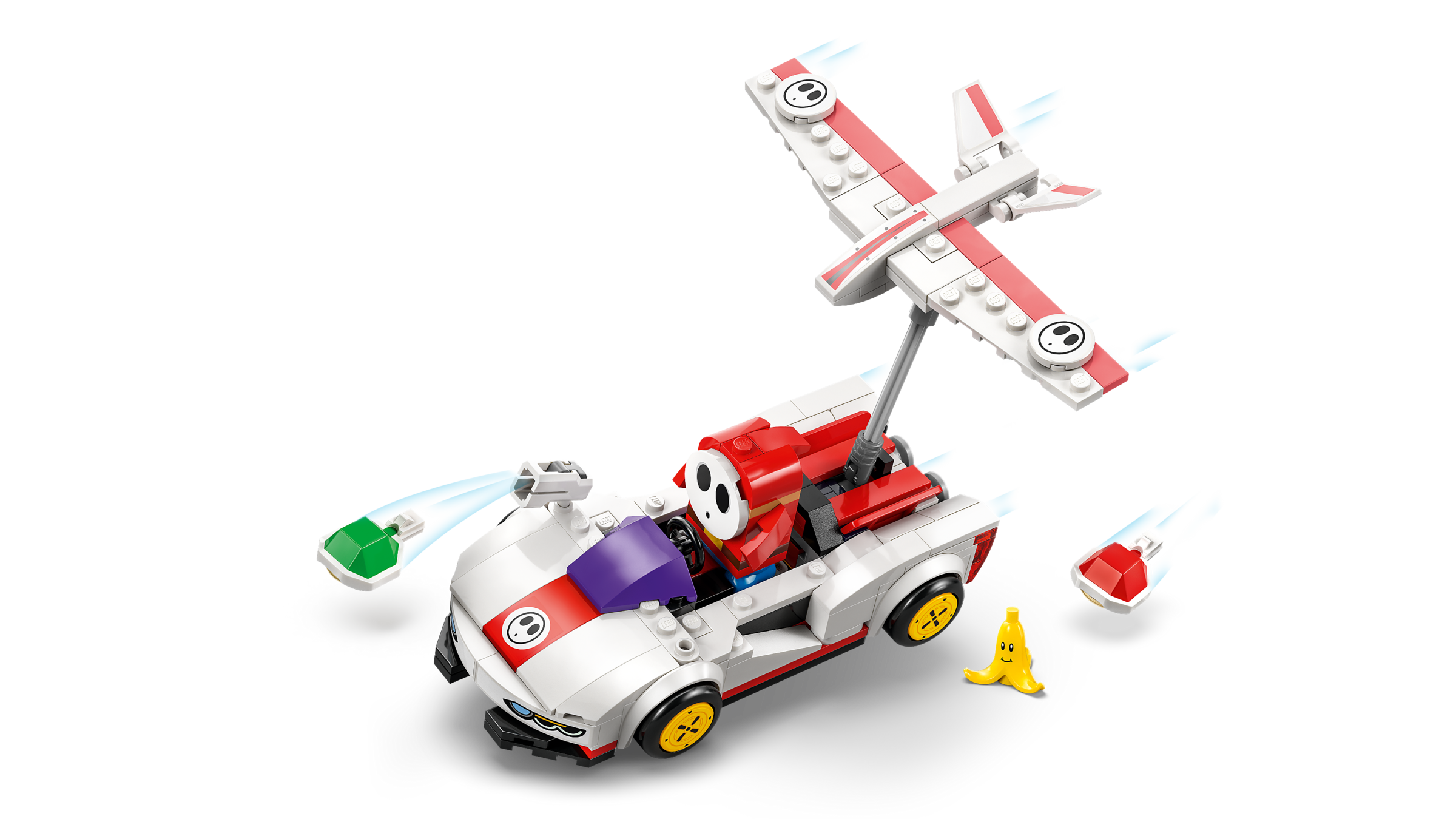 Lego Mario Kart  Shy Guy  PWing
