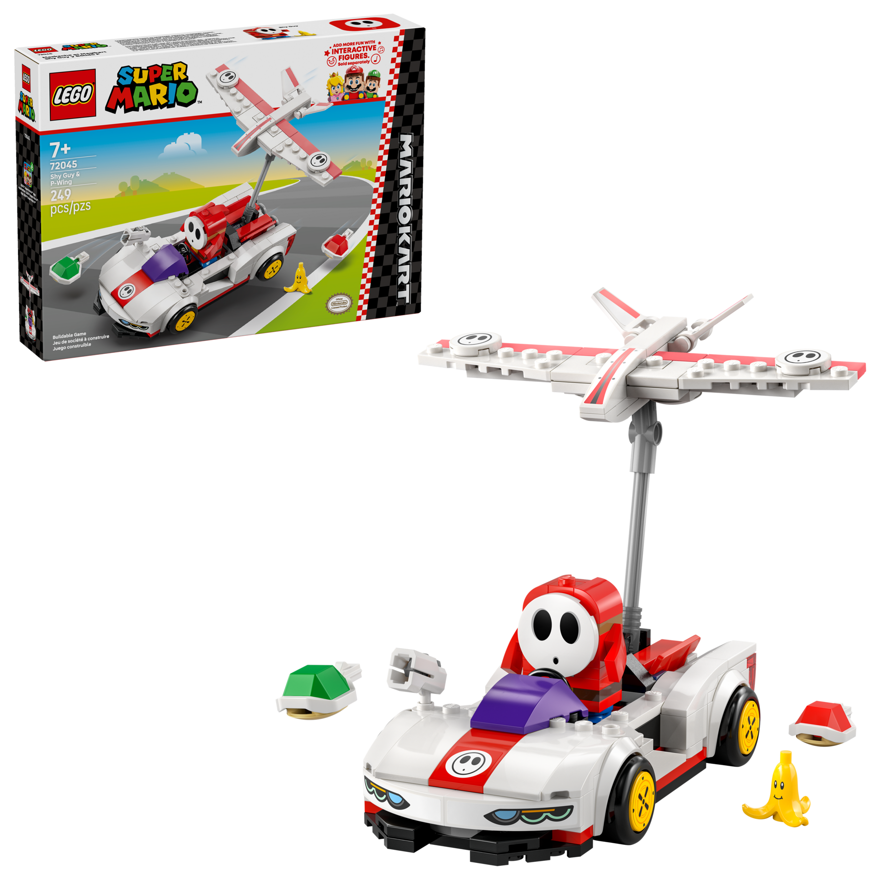 Lego Mario Kart  Shy Guy  PWing