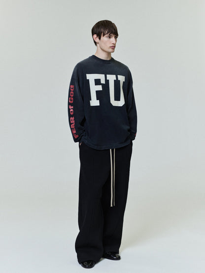 Essentials Freedom Relaxed Long Sleeve Tee Black