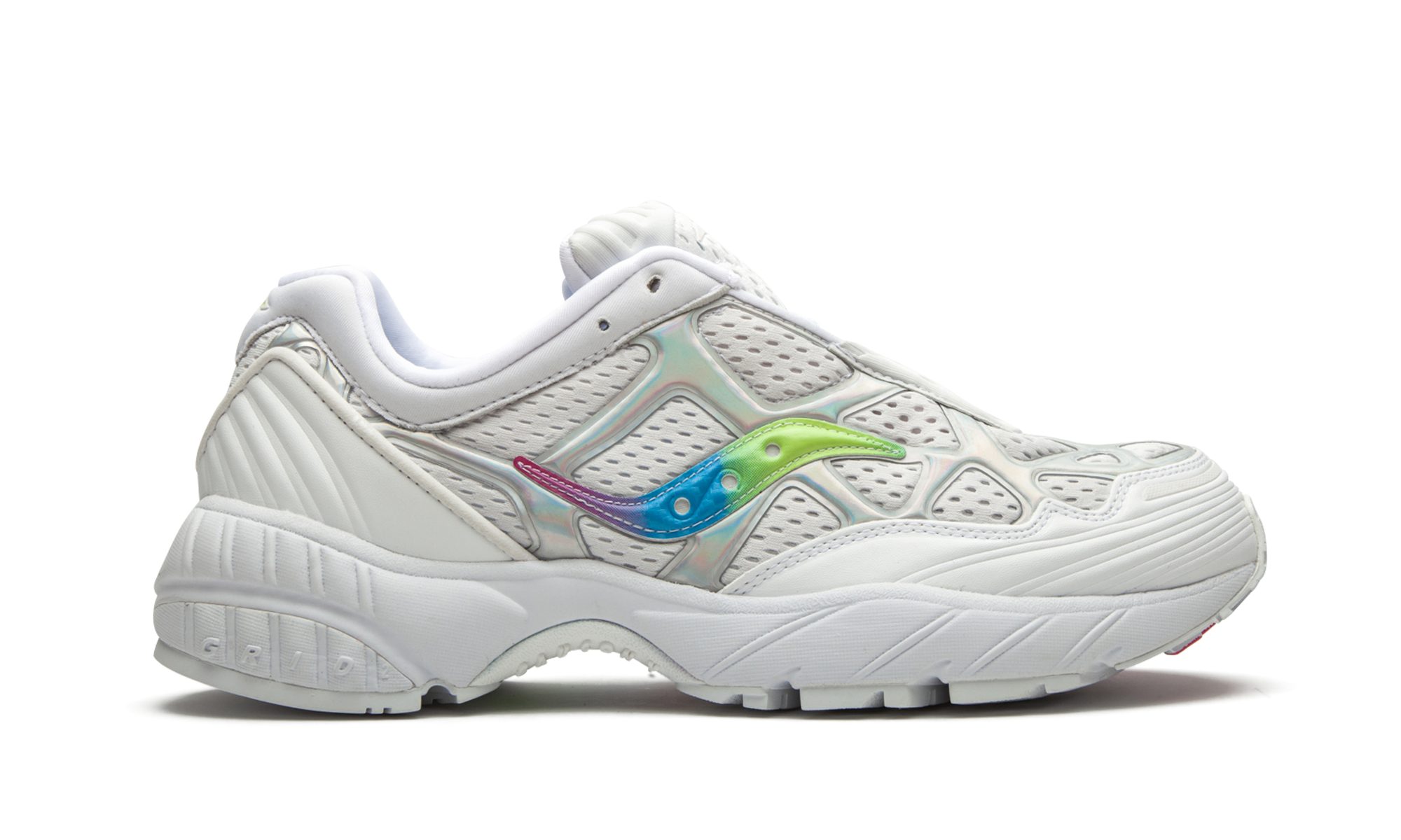 Saucony Grid Web Iridescent White