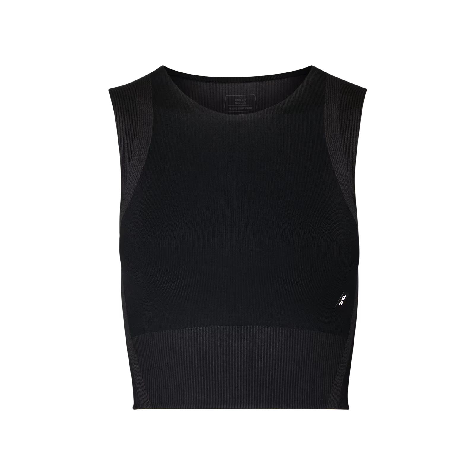 On Studio Knit Crop Black | Eclipse (Women'S)