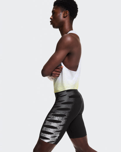 On Zero Half Tights Iron | White