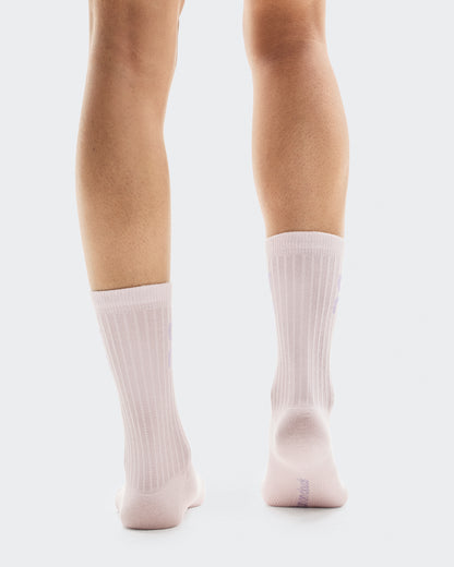 On Logo Sock High 3P Orchid | Comet