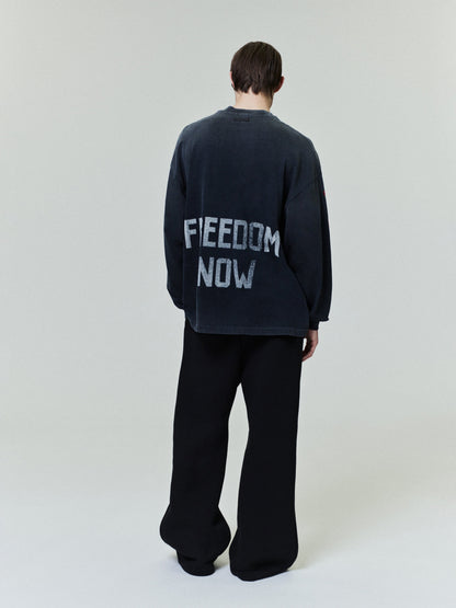 Essentials Freedom Relaxed Long Sleeve Tee Black