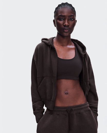 On Club Collective Full Zip Hoodie Fka Espresso (Women'S)