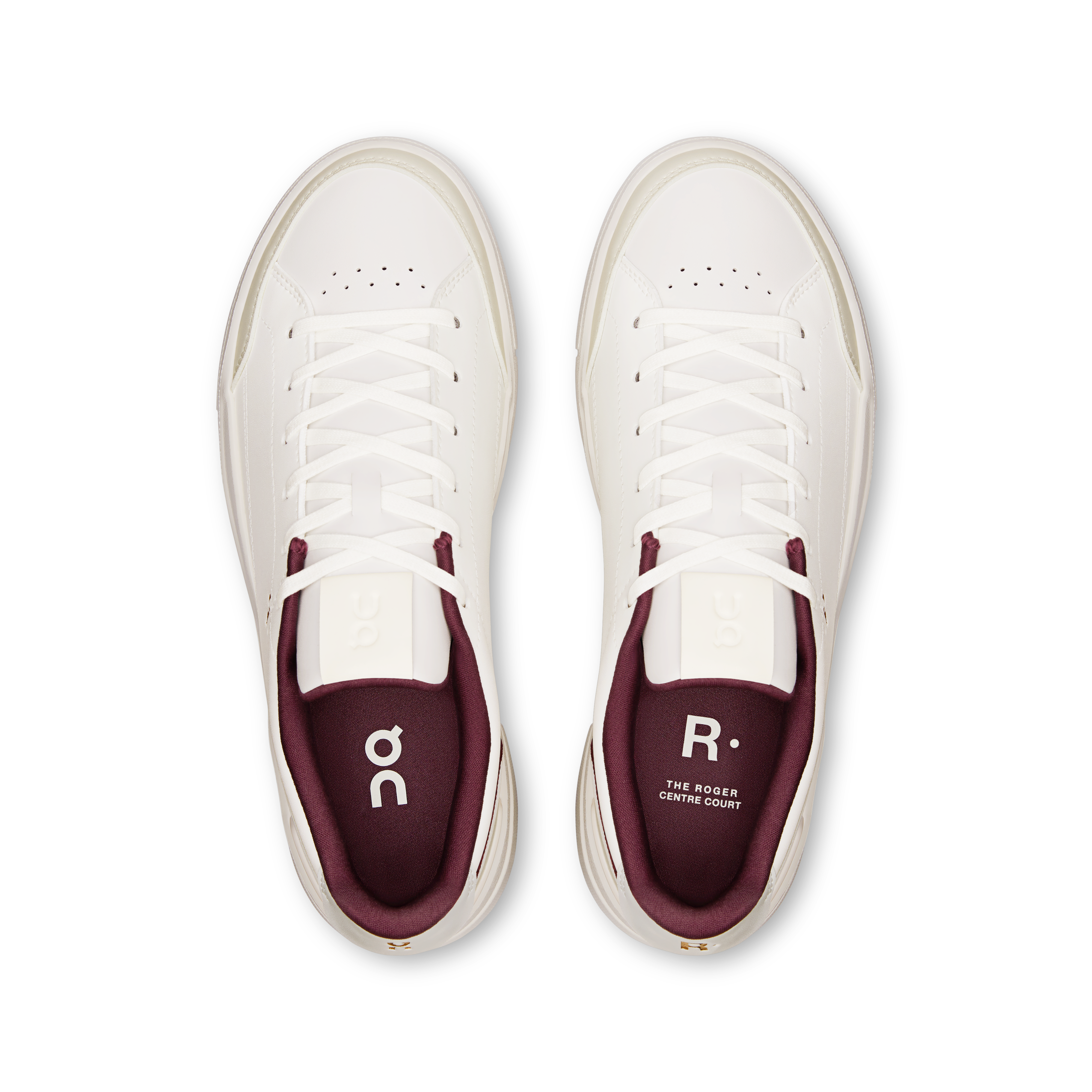 On The Roger Centre Court Ivory Maroon (Women'S)