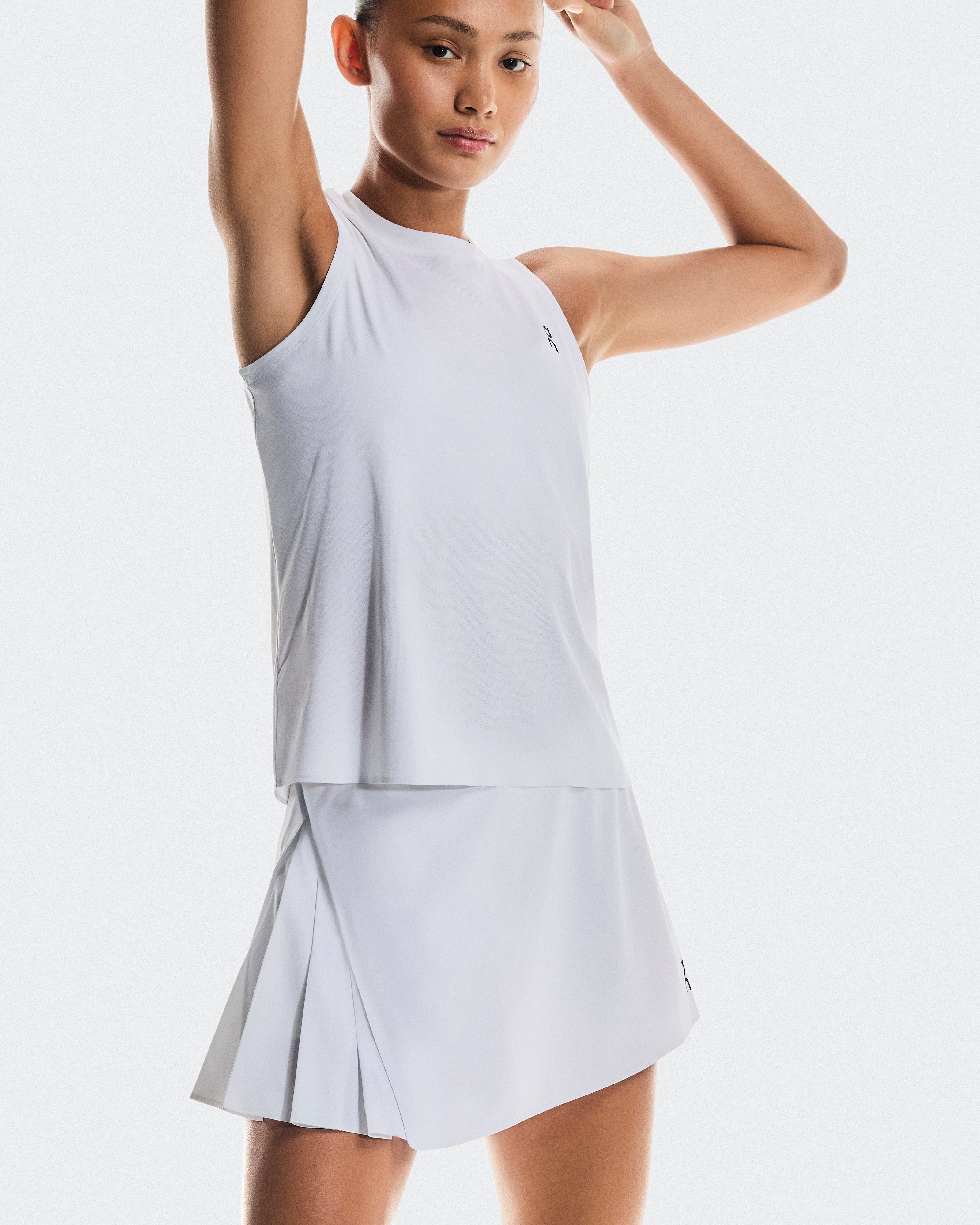 On Court Skirt Side Pleat White (Women's)