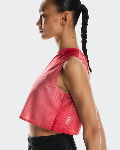On Pace Tank Red (Women's)