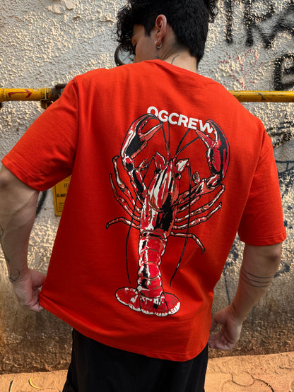 ORANGE LOBSTERS T-SHIRT