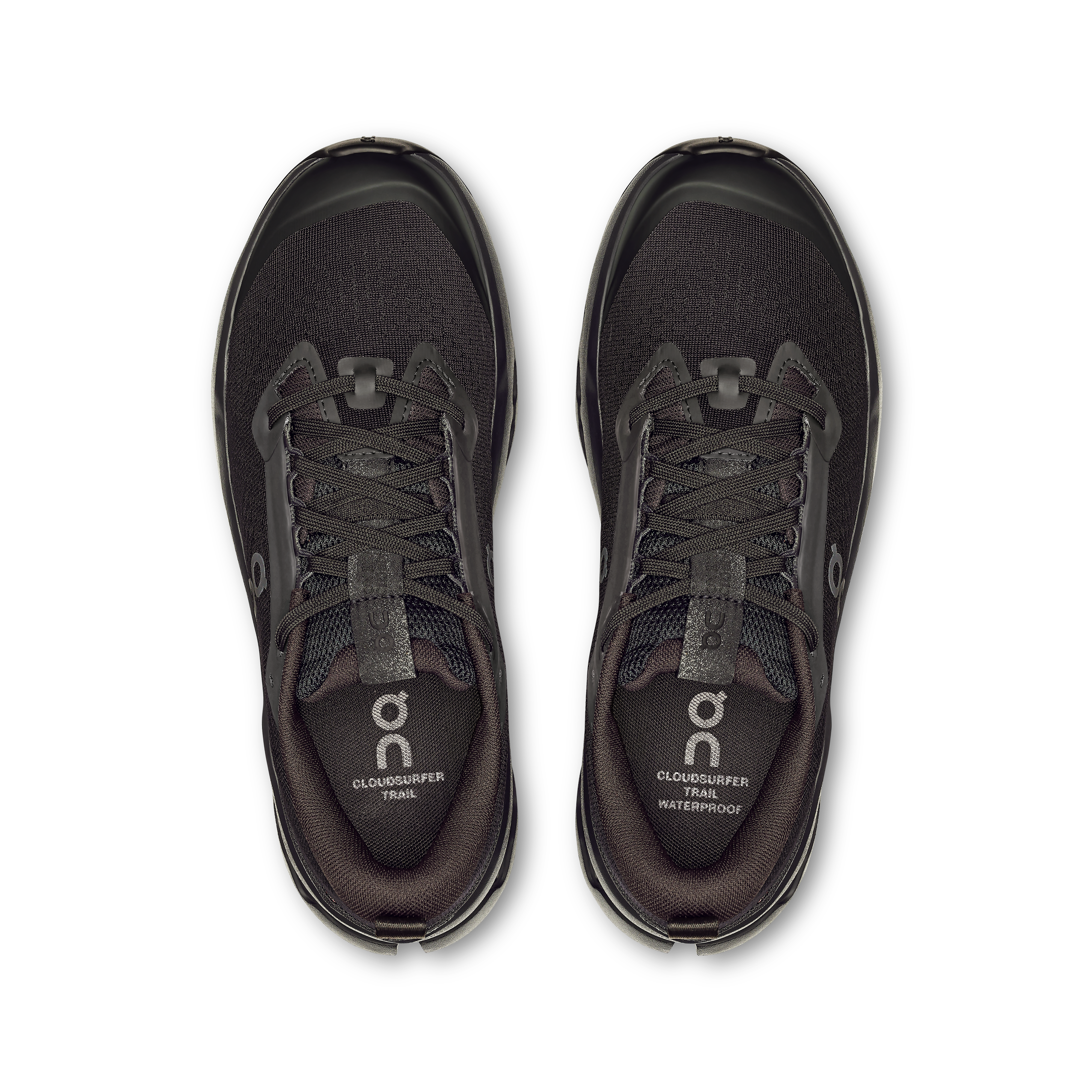 on running cloudsurfer trail 2 black (women's)
