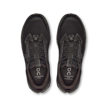 on running cloudsurfer trail 2 black (women's)