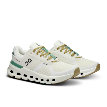 on running cloudrunner 2 white green (women's)