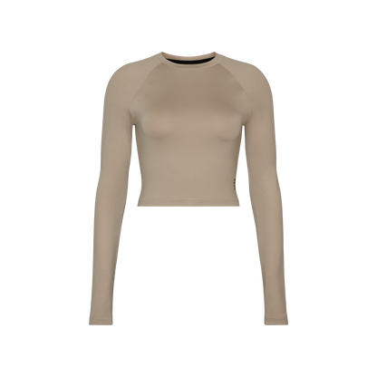 On Studio Long-T Crop Desert (Women's)