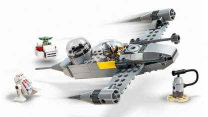 Lego Mando and Grogus N1 Starfighter