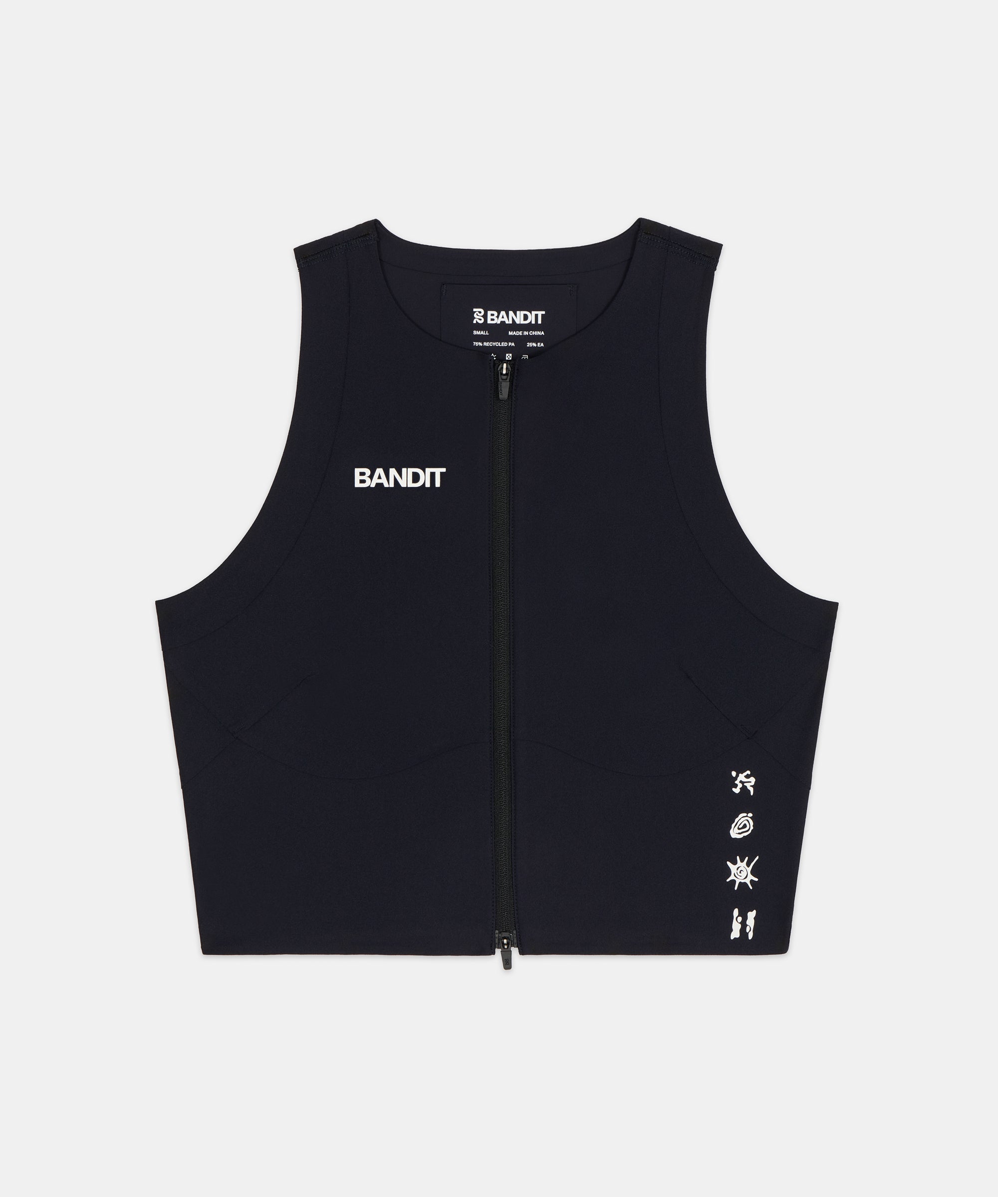 Bandit Womens Adapto Distance Race Top Black