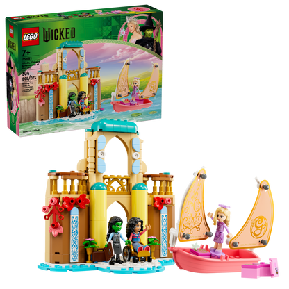 Lego Glinda Elphaba  Nessarose at Shiz University