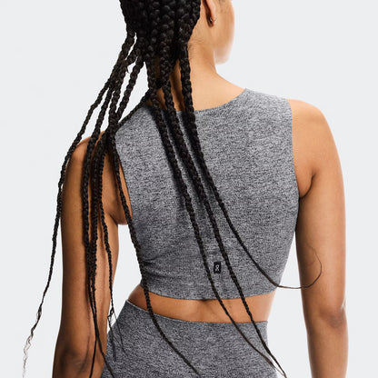 On Studio Knit Crop Graphite Heather (Women'S)
