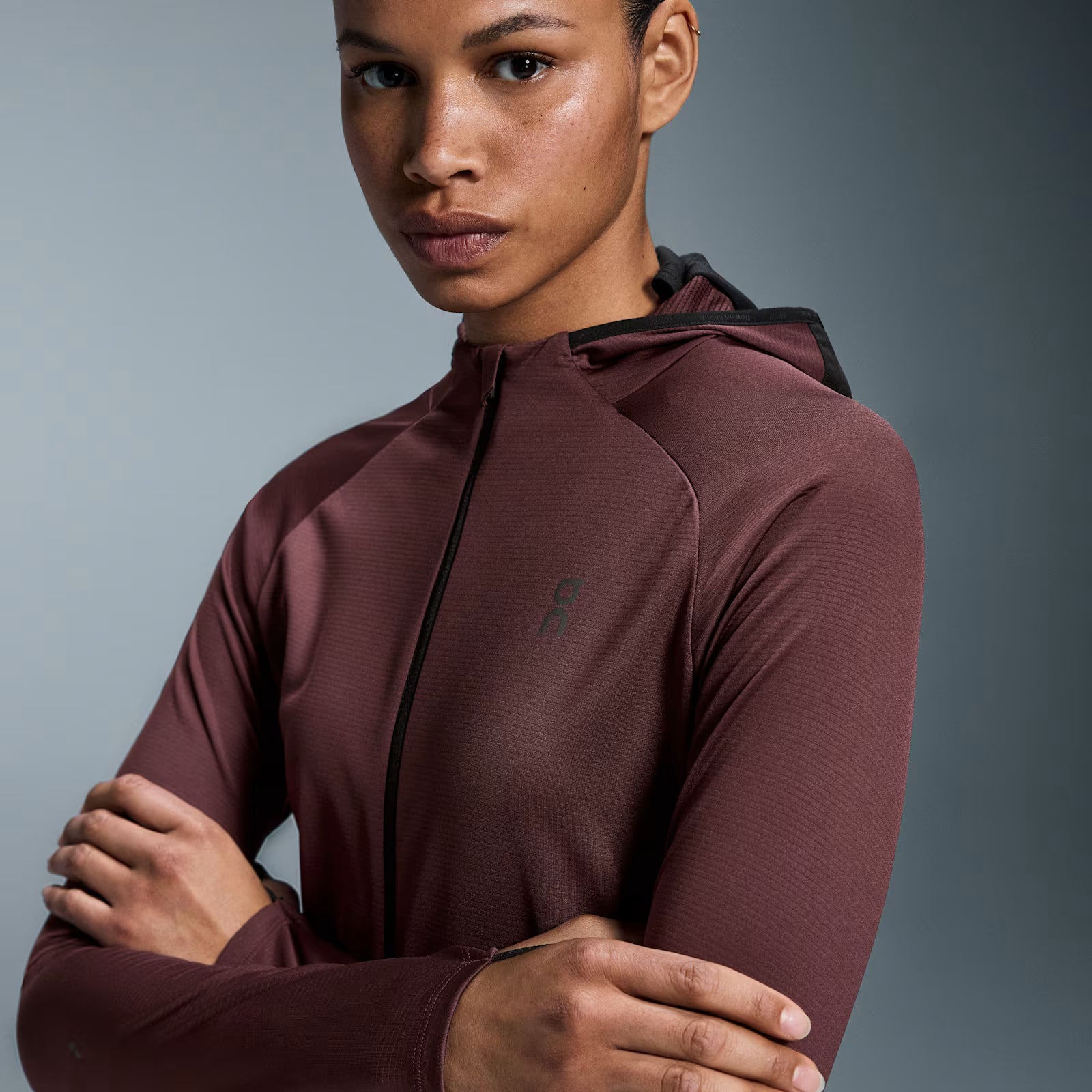On Climate Zip Hoodie Mulberry (Women'S)
