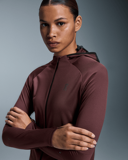 On Climate Zip Hoodie Mulberry (Women'S)