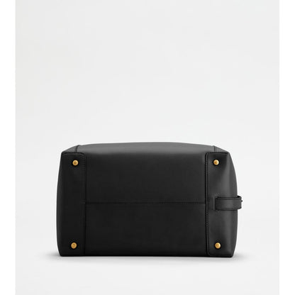 Tods Satchel In Leather Small Black