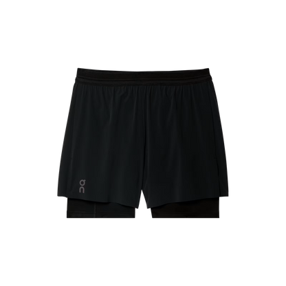 On 5" Performance 2/1 Shorts Black