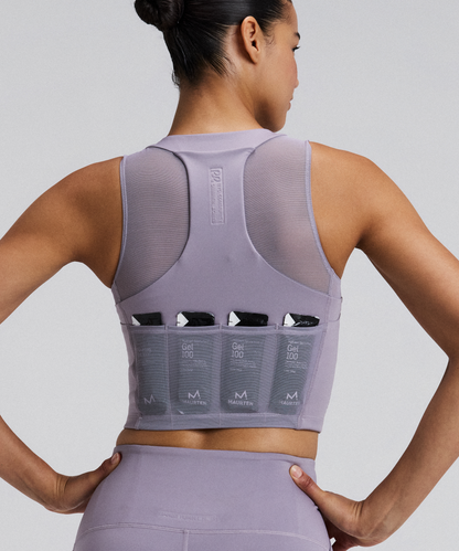 Bandit Womens Stamina V Lyra Race Crop Violet Fog