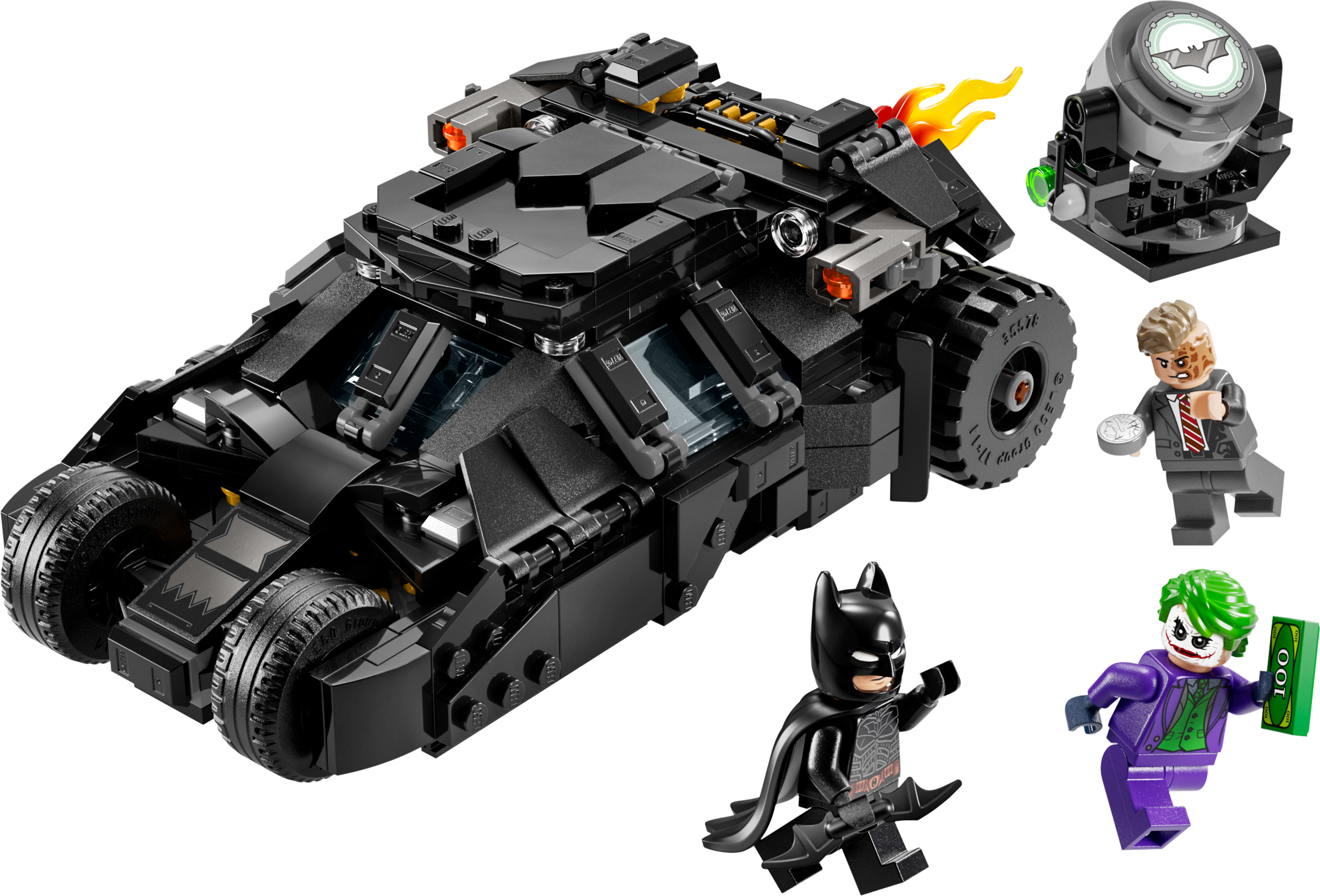 Lego Batman Tumbler vs TwoFace  The Joker