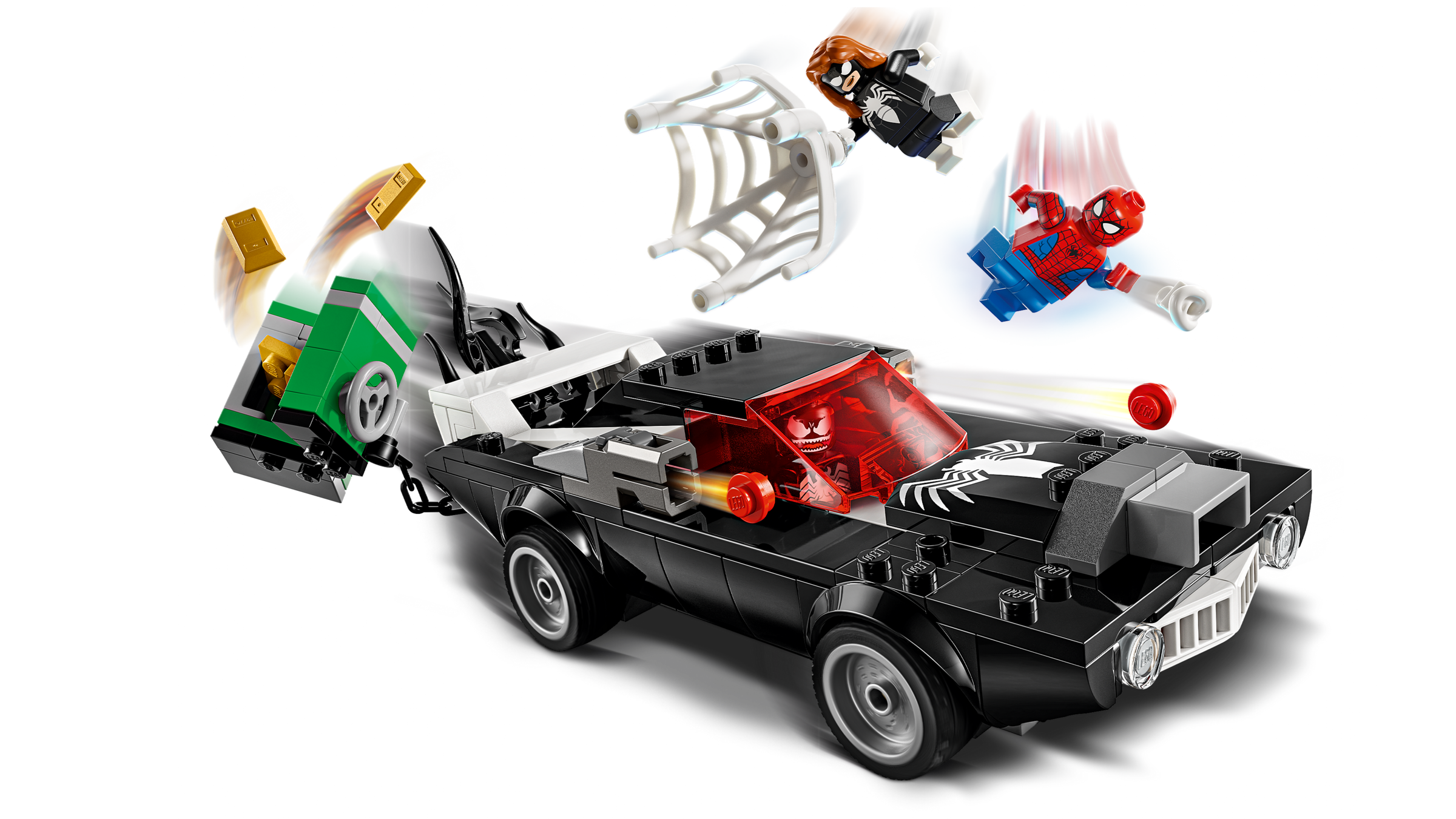 Lego SpiderMan vs Venom Muscle Car