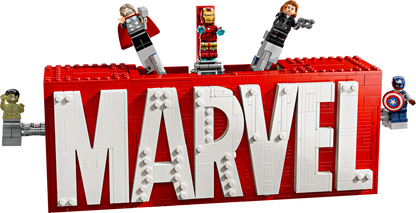 Lego MARVEL Logo  Minifigures