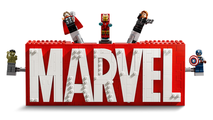 Lego MARVEL Logo  Minifigures