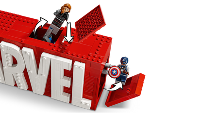 Lego MARVEL Logo  Minifigures