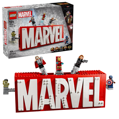 Lego MARVEL Logo  Minifigures