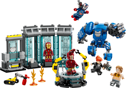 Lego Iron Mans Laboratory Hall of Armor