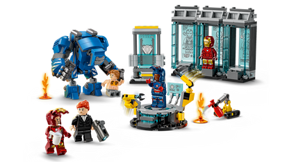 Lego Iron Mans Laboratory Hall of Armor