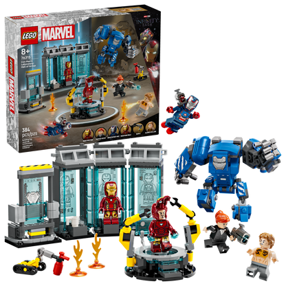 Lego Iron Mans Laboratory Hall of Armor