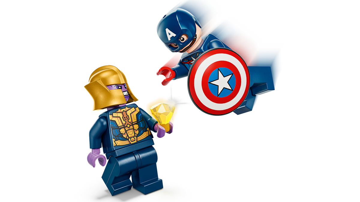 Lego Captain America vs Thanos