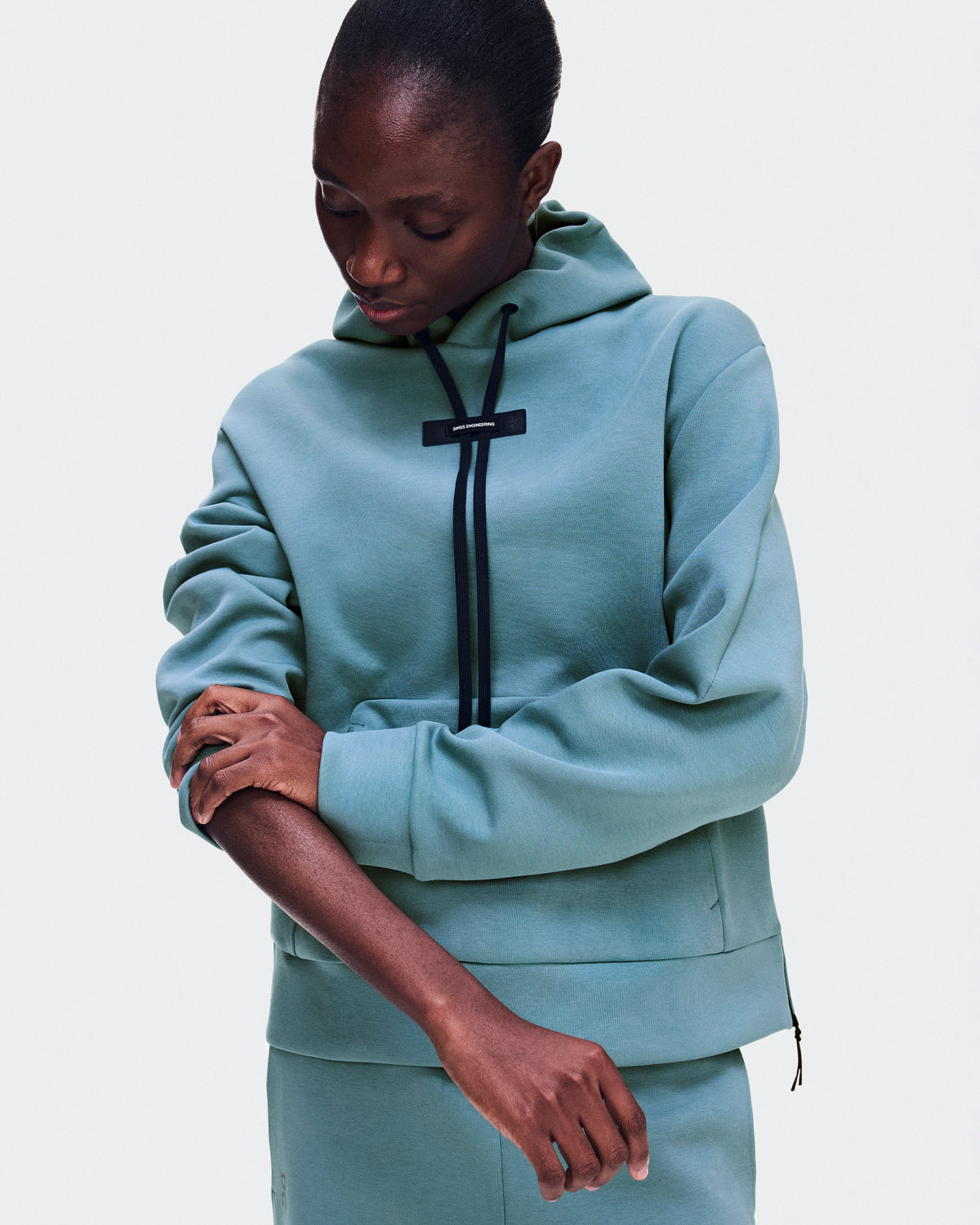 On Focus Tech Hoodie Agave (Women'S)