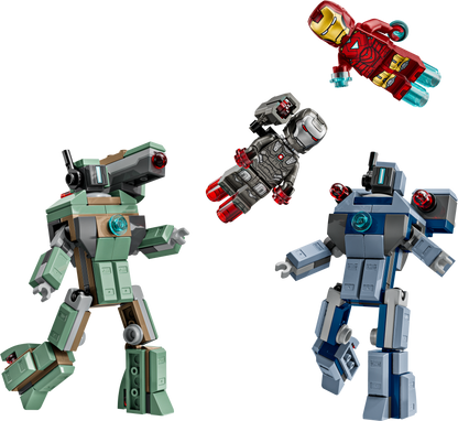 Lego Iron Man  War Machine vs Hammer Drones