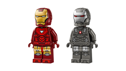 Lego Iron Man  War Machine vs Hammer Drones