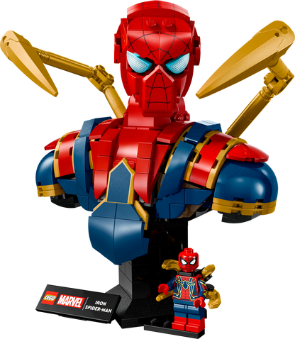 Lego Iron SpiderMan Bust