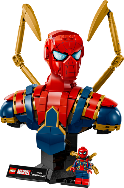 Lego Iron SpiderMan Bust