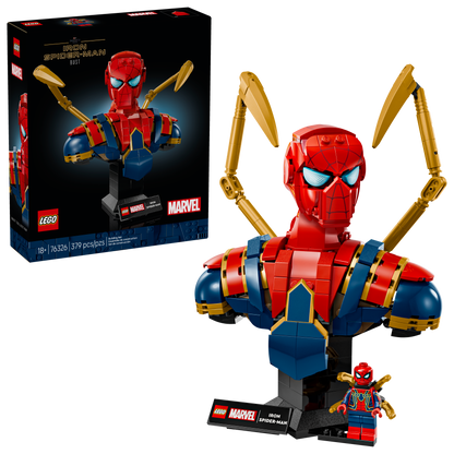 Lego Iron SpiderMan Bust