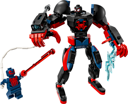 Lego Miles Morales Mech vs SpiderMan 2099