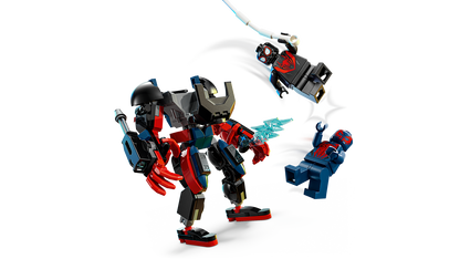 Lego Miles Morales Mech vs SpiderMan 2099