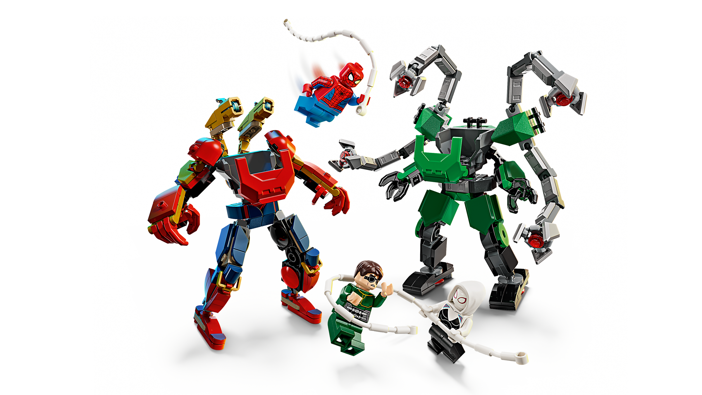 Lego Mech Battle SpiderMan vs Doc Ock